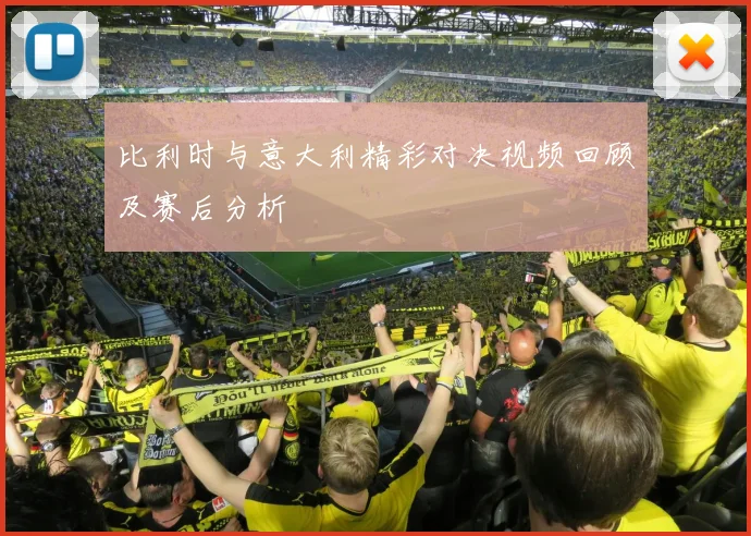 比利时与意大利精彩对决视频回顾及赛后分析
